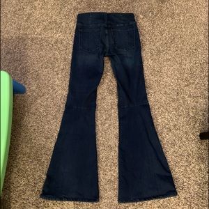 Free People LIKE NEW penny pull on flare jeans